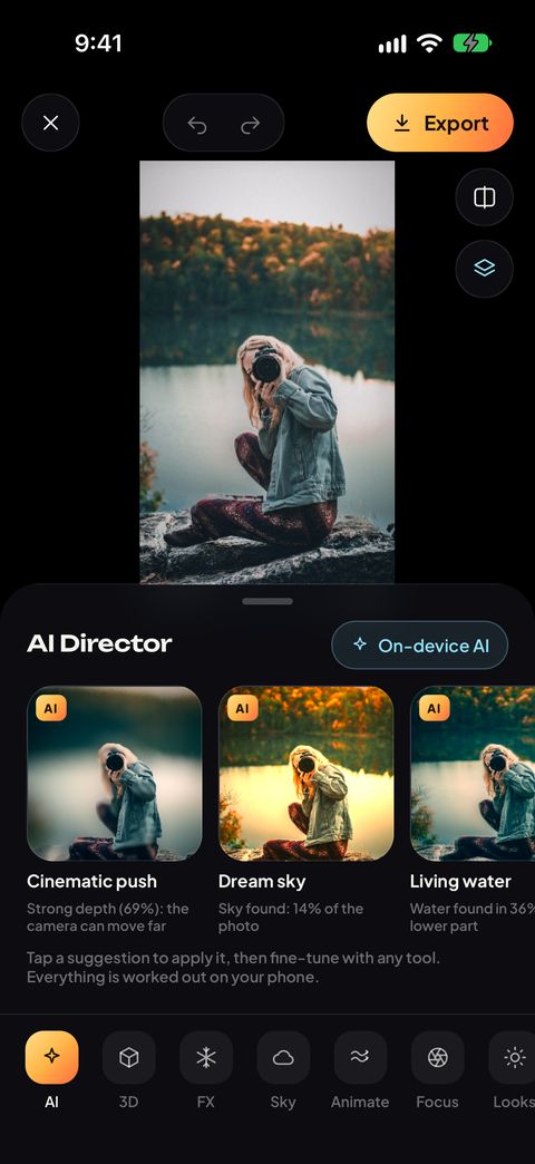 STAR AI Photo & Video Maker: aidirector screen
