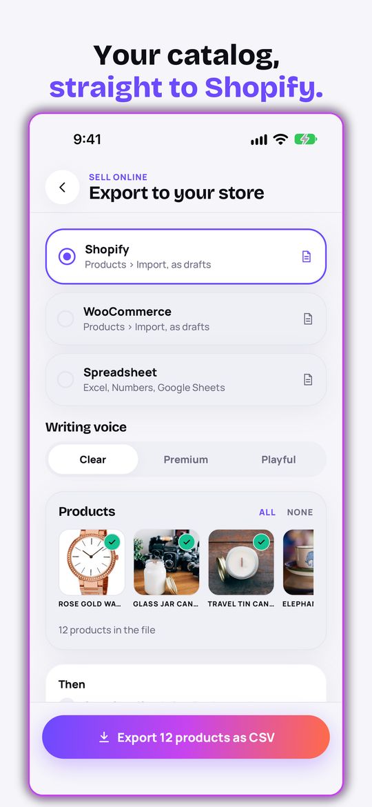 STAR Seller Studio screen 2