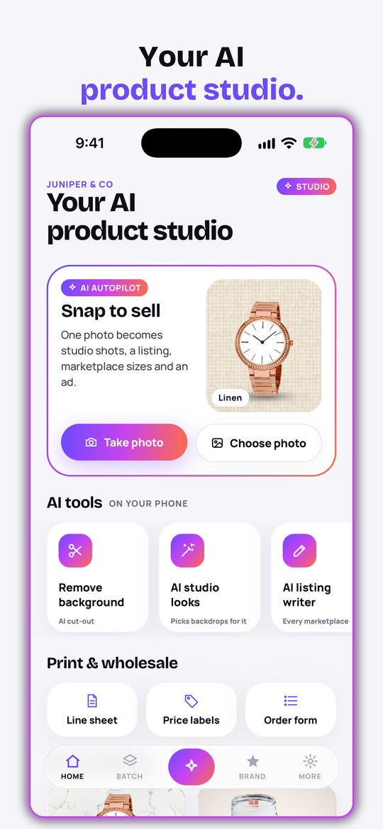 STAR Seller Studio screen 3